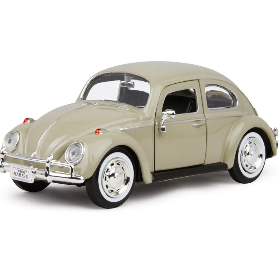 1966 VW Beetle - ivory 1:24 Scale Diecast Model by Motormax