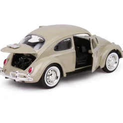 1966 VW Beetle - ivory 1:24 Scale Diecast Model by Motormax
