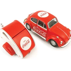 1967 VW Coca-Cola Beetle & Teardrop Trailer 1:43 Scale Diecast Model by Motor City Classics