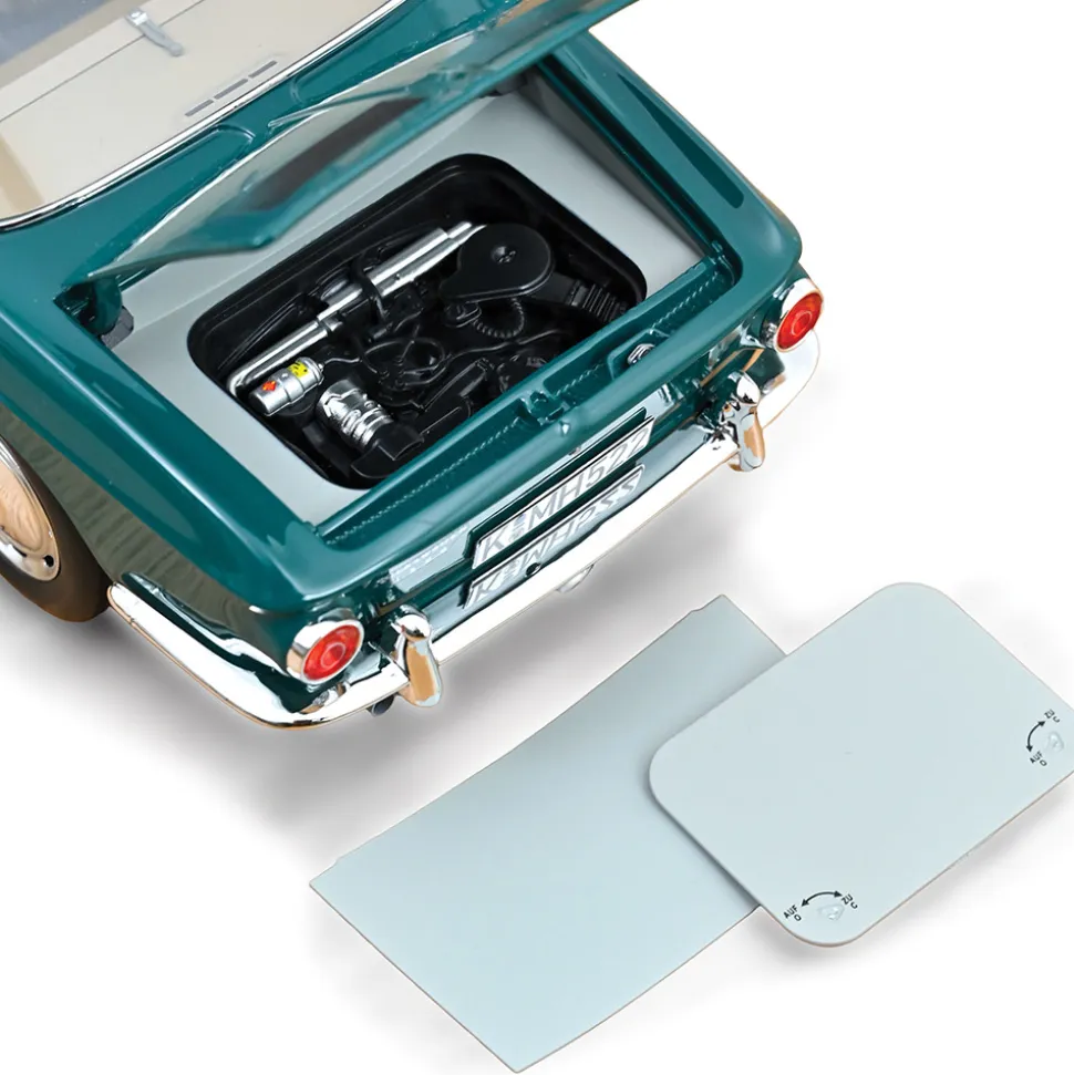1963 VW Karmann Ghia 1500 - Smaragd Green 1:18 Scale Diecast Model Car by Norev