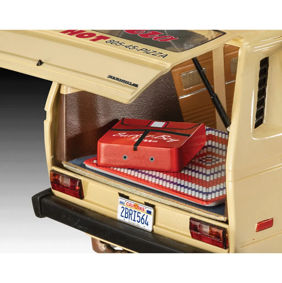 VW T3 Pizza Van - Stranger Things Model Kit 1:25 Scale Plastic Model Kit by Revell