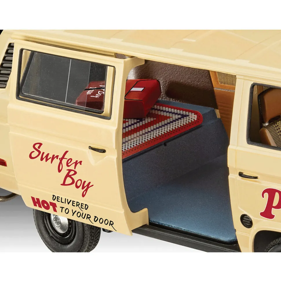 VW T3 Pizza Van - Stranger Things Model Kit 1:25 Scale Plastic Model Kit by Revell