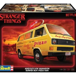 VW T3 Pizza Van - Stranger Things Model Kit 1:25 Scale Plastic Model Kit by Revell