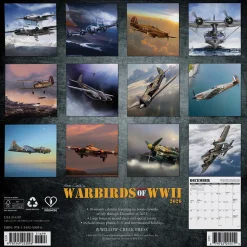 WARBIRDS OF WWII 2026 WALL CALENDAR 53096 by Willow Creek Press, Inc.