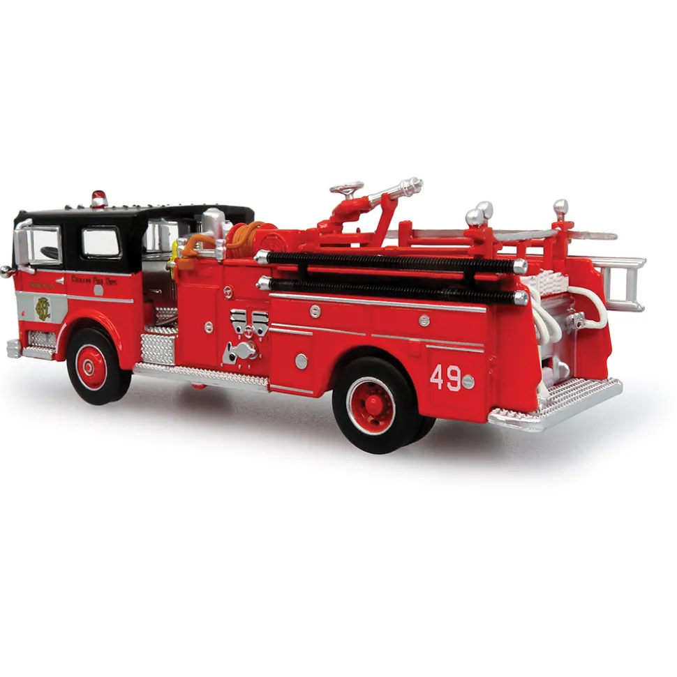 Ward LaFrance Fire Engine: Chicago Fire Department 1:87 Scale Diecast Model Truck by Iconic Replicas