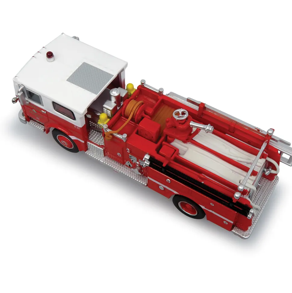 Ward LaFrance Fire Engine: San Francisco Fire Department 1:87 Scale Diecast Model Truck by Iconic Replicas
