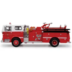 Ward LaFrance Fire Engine: San Francisco Fire Department 1:87 Scale Diecast Model Truck by Iconic Replicas
