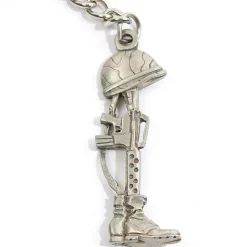 War Memorial Keychain K456 Pewter by Sparta Pewter USA
