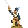 Washington's Guard Co. Kneeling w/ Ramrod 1/30 Figure K&C (AR089) 1:30 scale Metal by King and Country