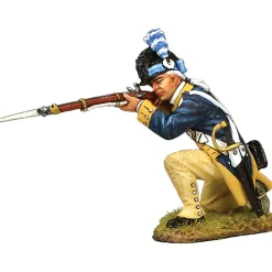 Washington's Guard Co. Kneeling Firing 1/30 Figure K&C (AR078) 1:30 scale Metal by King and Country
