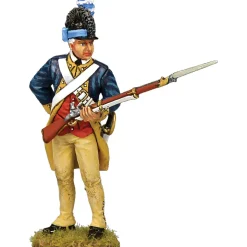 Washington's Guard Co. Reaching For a Cartridge 1/30 Figure K&C (AR077) 1:30 scale Metal by King and Country