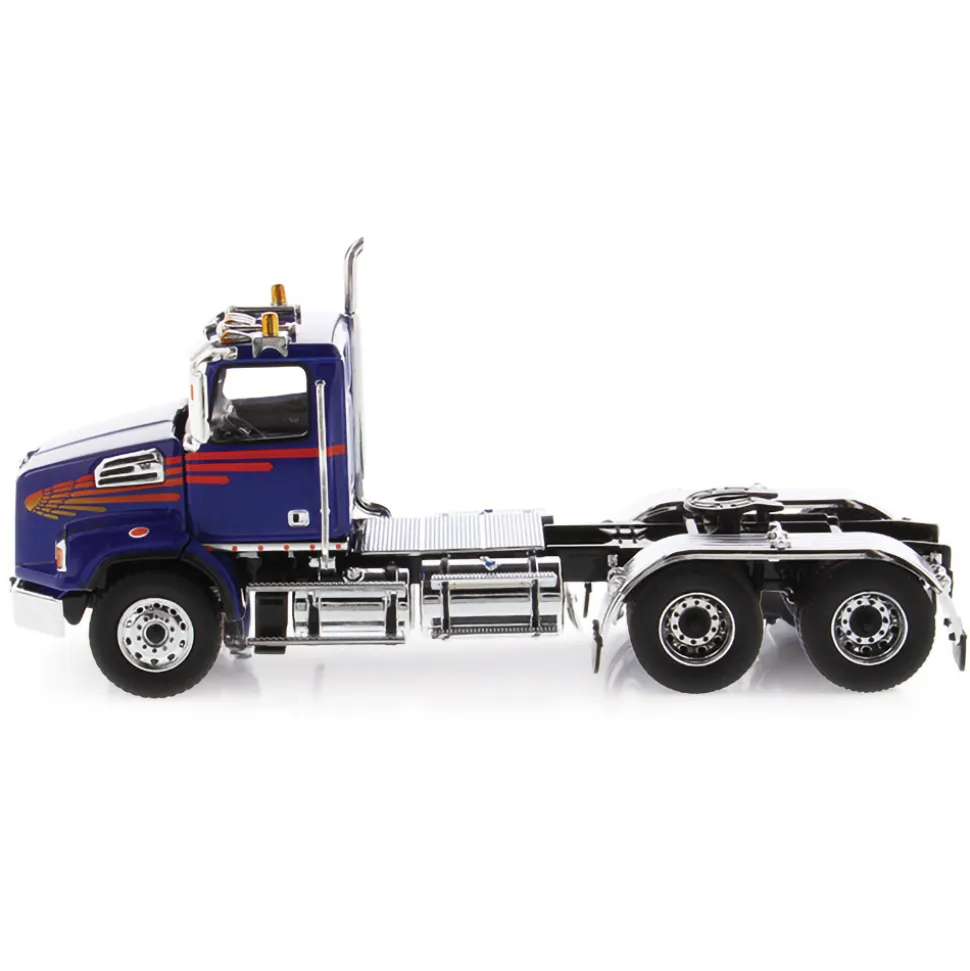 Western Star 4700 SBFA Tandem Day Cab - Blue 1:50 Scale Diecast Model Truck by Diecast Masters