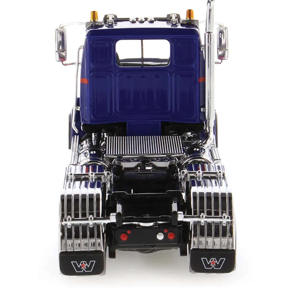 Western Star 4700 SBFA Tandem Day Cab - Blue 1:50 Scale Diecast Model Truck by Diecast Masters