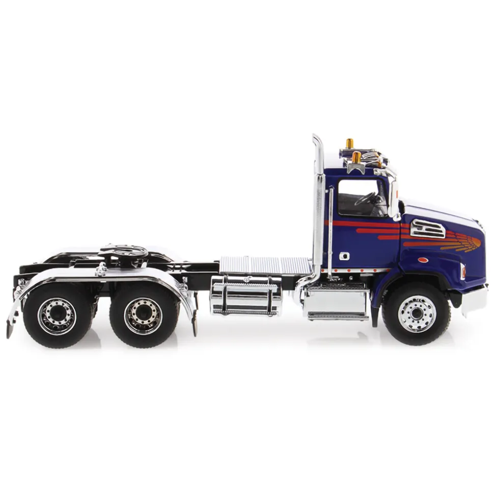 Western Star 4700 SBFA Tandem Day Cab - Blue 1:50 Scale Diecast Model Truck by Diecast Masters