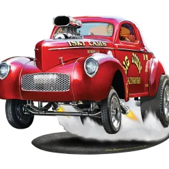 1940 Willys Big John Gasser Laser Cut Sign Metal Sign by Vintage Signs