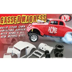 1933 Willys Gasser Diecast Model Kit 1:18 Scale Diecast Model Car by Acme