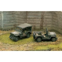 Willys Jeep ¼ ton 4x4 1/72 Kit 1:72 Scale Plastic Model Kit by Italeri