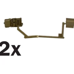 Willys Jeep ¼ ton 4x4 1/72 Kit 1:72 Scale Plastic Model Kit by Italeri