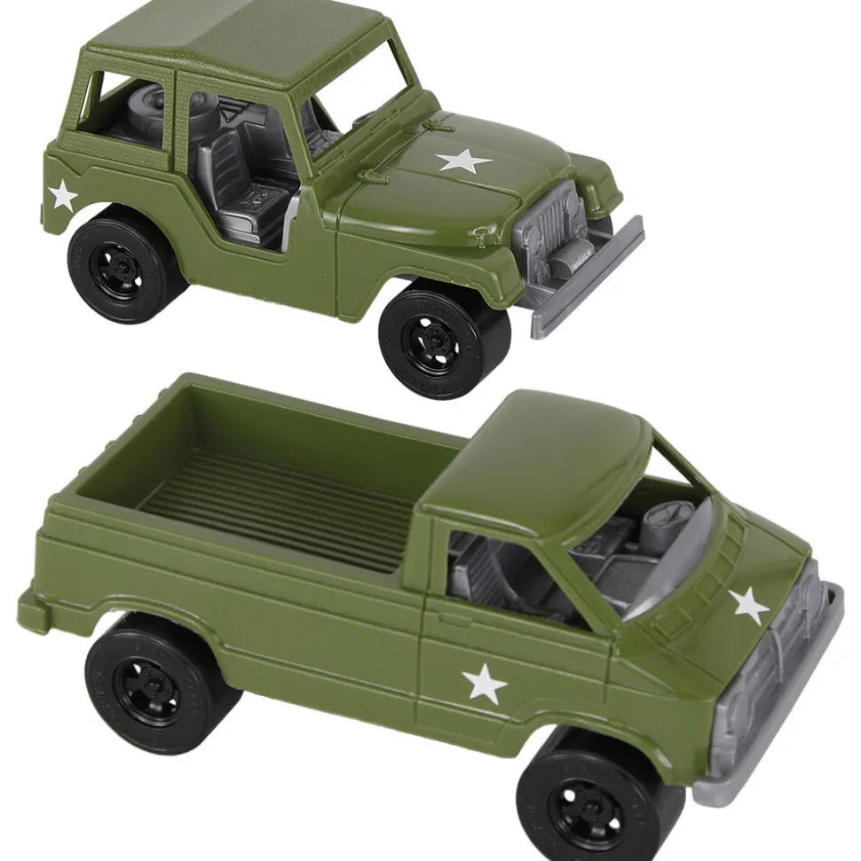 Willys M38A1 & Pickup Truck 1/32 Plastic Set Tim Mee (67930) 1:32 scale Plastic by Tim Mee