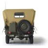 Willys MB Jeep & Trailer Large Scale Diecast Model Kit 1:8 Scale Diecast Model Kit by IXO Models