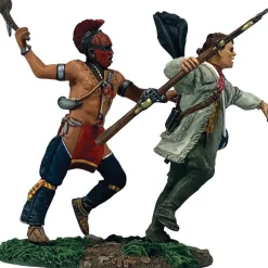 Woodland Indian Clubbing Continental Line 1/30 Figure Set William Britain (16072) 1:30 Scale Metal by William Britain