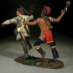 Woodland Indian Clubbing Continental Line 1/30 Figure Set William Britain (16072) 1:30 Scale Metal by William Britain