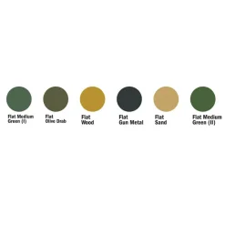 WWII Military Allied Army Acrylic Paint Set Plastic Model Kit by Italeri