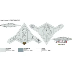 X-47B UCAS 1/72 Kit Italeri (1421s) 1:72 Scale Plastic by Italeri