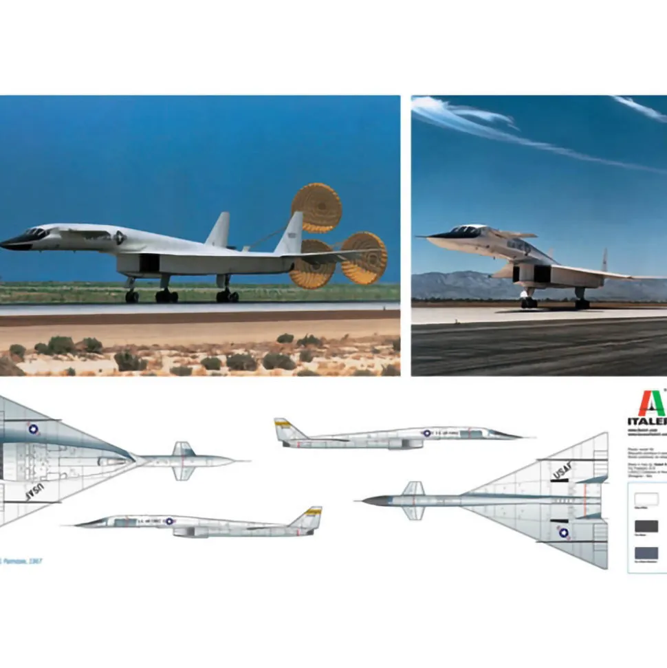 XB-70 Valkyrie 1/72 Kit 1:72 Scale Plastic Model Kit by Italeri