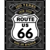 100 Years Route 66 - Ride on America Metal Sign by Desperate Enterprises