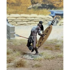 Zulu Casualty Falling Backward 1/30 Figure WILLIAM BRITAIN (20225) 1:30 scale Metal by William Britain